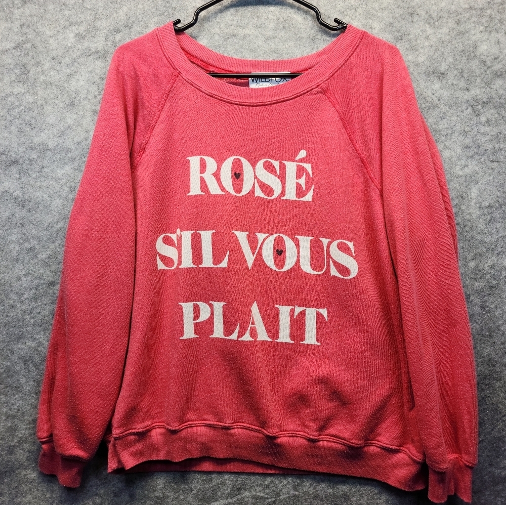 Wildfox Crew Neck Sweater Size Medium